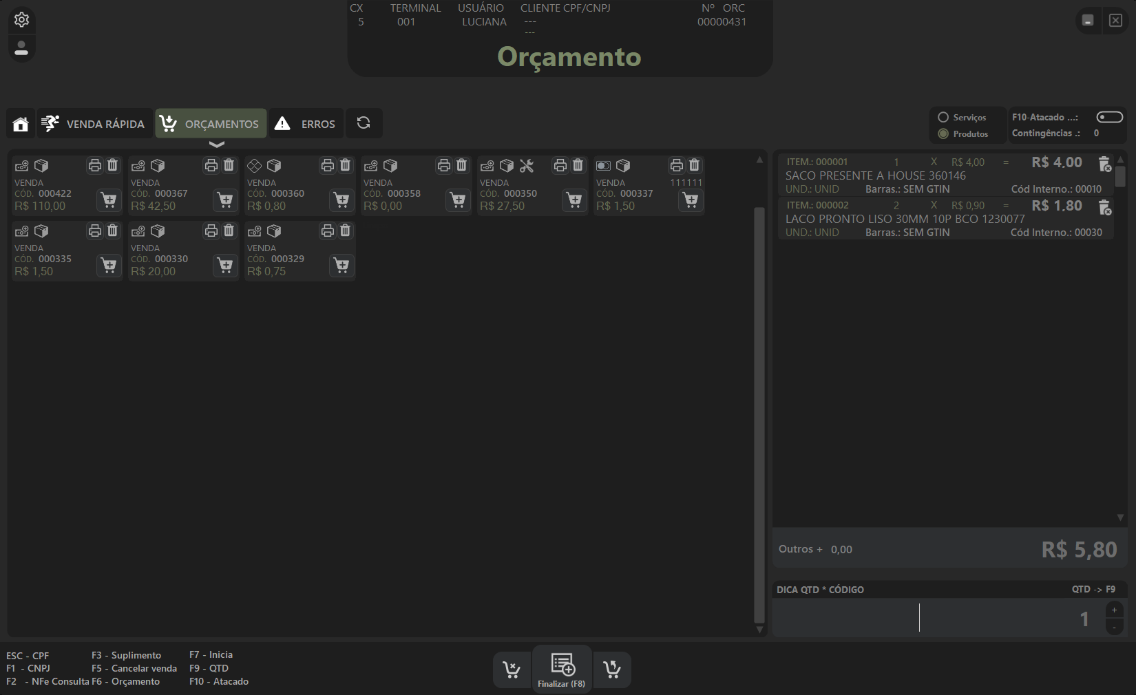 Ponto de Venda (PDV)